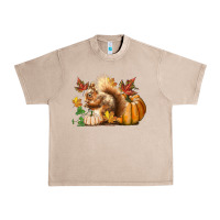 French Oak Fall Squirrel Urban Heavy Tee - LillyAllenDesigns