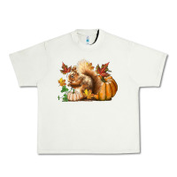 Pistachio Fall Squirrel Urban Heavy Tee - LillyAllenDesigns