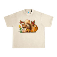 Sandshell Fall Squirrel Urban Heavy Tee - LillyAllenDesigns