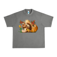 Tornado Fall Squirrel Urban Heavy Tee - LillyAllenDesigns
