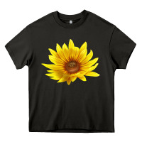 Asphalt Maximillian Perennial Sunflower Heavy Core Tee - LillyAllenDesigns