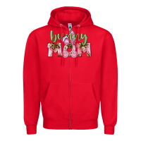 Red Happy Easter Bunny Mom Zipper Hoodie - CowGirlArtShop