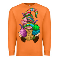 Carrot Easter Holding Eggs Gnome Premium Sweatshirt - BundleAndBundleShop