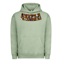 Pigment Oil Green mini 10oz tumbler Urban Hoodie - SublimationCraftShop