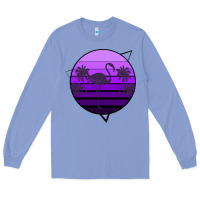 Colony Blue Flamingo Palm Long Sleeve Tee - Bettercallsaul