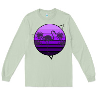 Matcha Flamingo Palm Long Sleeve Tee - Bettercallsaul