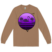 Flamingo Palm Long Sleeve Tee | Teevron