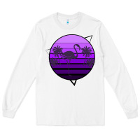 White Flamingo Palm Long Sleeve Tee - Bettercallsaul