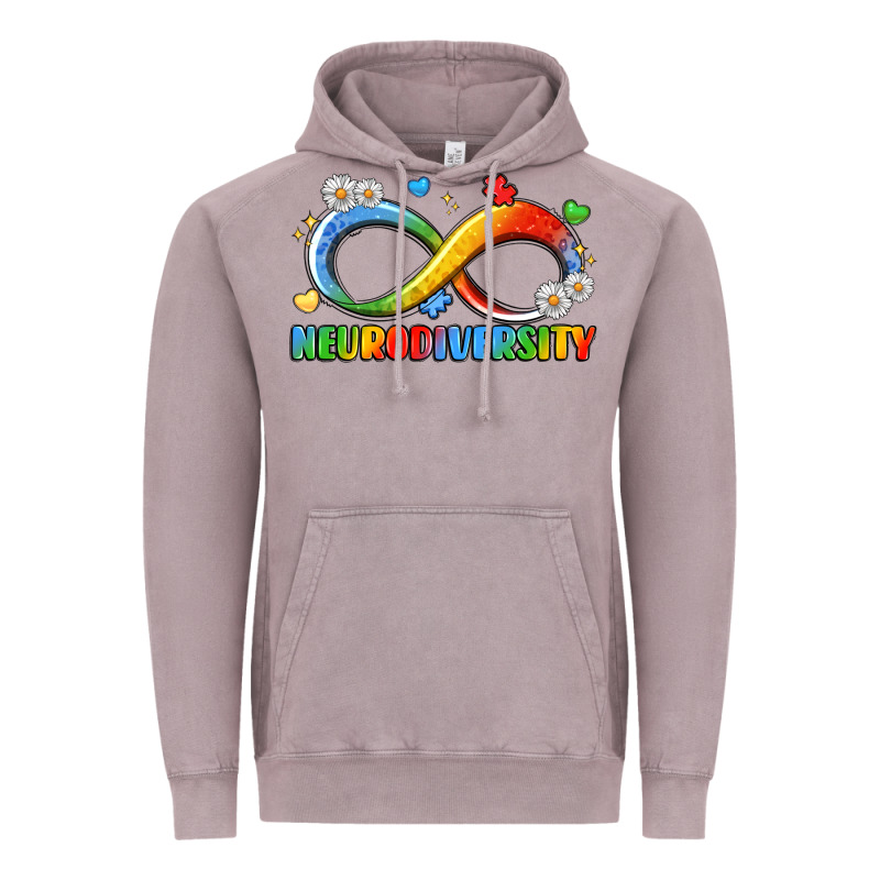 Neurodiversity Vintage Hoodie by LillyAllenDesigns | Teevron