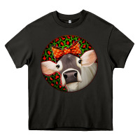 Asphalt Christmas Cow, Heavy Core Tee - Jasminsmagicworld