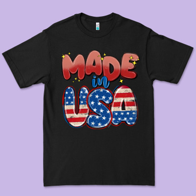 Made In Usa Premium Tee Designed By Maliassmallbusiness