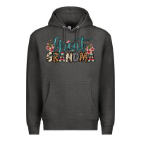 Charcoal Heather great grandma Premium Hoodie - OliviaCreatesArt