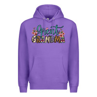 Purple great grandma Premium Hoodie - OliviaCreatesArt