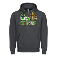 Smoke St. Patrick's cat who needs luck when you are this Zipper Hoodie - CowGirlArtShop