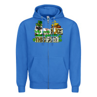 True Royal St. Patrick's cat who needs luck when you are this Zipper Hoodie - CowGirlArtShop