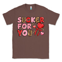 Chestnut lovethemed typography with heart lollipop Classic Tee - LillyAllenDesigns