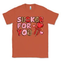 Copper lovethemed typography with heart lollipop Classic Tee - LillyAllenDesigns