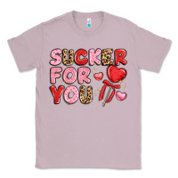 Lilac lovethemed typography with heart lollipop Classic Tee - LillyAllenDesigns