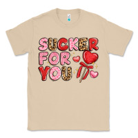 Mushroom lovethemed typography with heart lollipop Classic Tee - LillyAllenDesigns