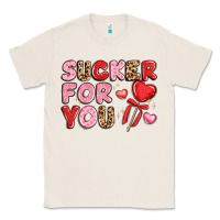 Natural lovethemed typography with heart lollipop Classic Tee - LillyAllenDesigns