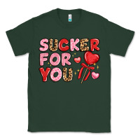 Sports Green lovethemed typography with heart lollipop Classic Tee - LillyAllenDesigns