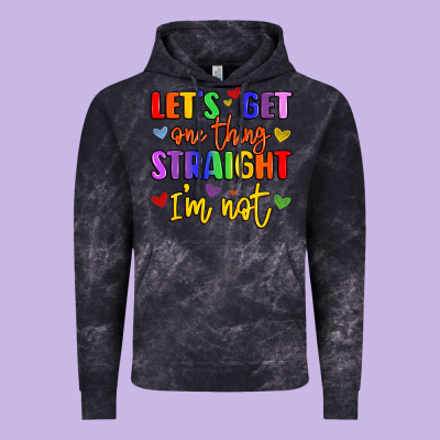 Celebrate Pride With Colorful Text Vintage Hoodie Designed By Lillyallendesigns