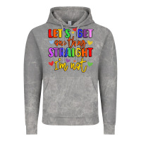 Cloud Rock celebrate pride with colorful text Vintage Hoodie - LillyAllenDesigns