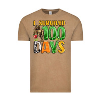 Vintage Coffee dinosaur 100day celebration Vintage Tee - LillyAllenDesigns