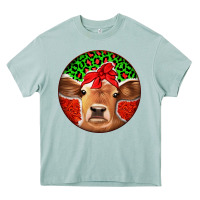 Arona Christmas Cow Heavy Core Tee - Jasminsmagicworld