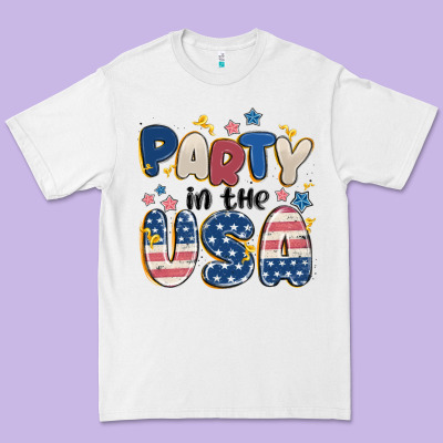 Party In The Usa Premium Tee Designed By Maliassmallbusiness