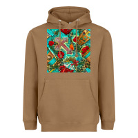 Toasted Coconut faith coffee cup and cross with leopard and roses seamless pattern bbs Heavyweight Hoodie - BundleAndBundleShop