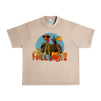 French Oak Fall Vibes Turkey Urban Heavy Tee - LillyAllenDesigns