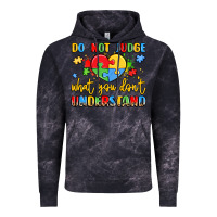 Cloud Black puzzle heart inclusivity message Vintage Hoodie - LillyAllenDesigns