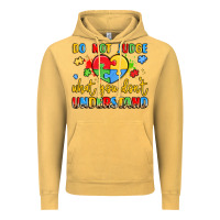 Vintage Mustard puzzle heart inclusivity message Vintage Hoodie - LillyAllenDesigns
