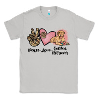 Moon Dust peace love golden retriever Classic Tee - JahusDesignShop