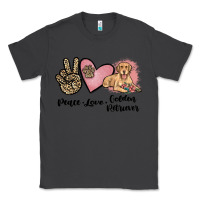 Smoke peace love golden retriever Classic Tee - JahusDesignShop