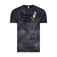 Cloud Black nursing i̇s a work of heart Vintage Tee - JahusDesignShop
