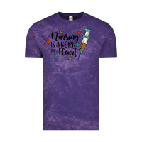 Cloud Purple nursing i̇s a work of heart Vintage Tee - JahusDesignShop