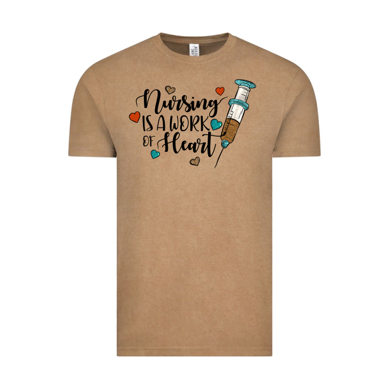 Nursing İs A Work Of Heart Vintage Tee by JahusDesignShop | Teevron