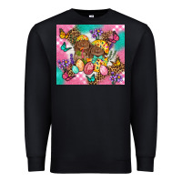 Black Easter Bunnies And Egg Tumbler Premium Sweatshirt - BundleAndBundleShop