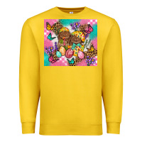 Lemon Easter Bunnies And Egg Tumbler Premium Sweatshirt - BundleAndBundleShop