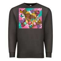 Smoke Easter Bunnies And Egg Tumbler Premium Sweatshirt - BundleAndBundleShop