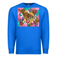 True Royal Easter Bunnies And Egg Tumbler Premium Sweatshirt - BundleAndBundleShop