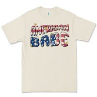 Bone American babe Premium Tee - MaliasSmallBusiness