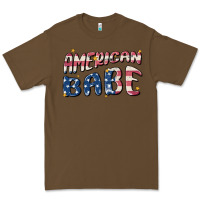 Cacao American babe Premium Tee - MaliasSmallBusiness