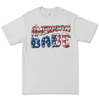 Dove Grey American babe Premium Tee - MaliasSmallBusiness