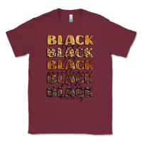 Burgundy typography variations in animal and glitter textur Classic Tee - LillyAllenDesigns
