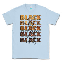 Dusty Blue typography variations in animal and glitter textur Classic Tee - LillyAllenDesigns