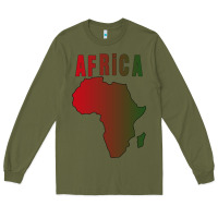 Army Green Africa Long Sleeve Tee - Bettercallsaul