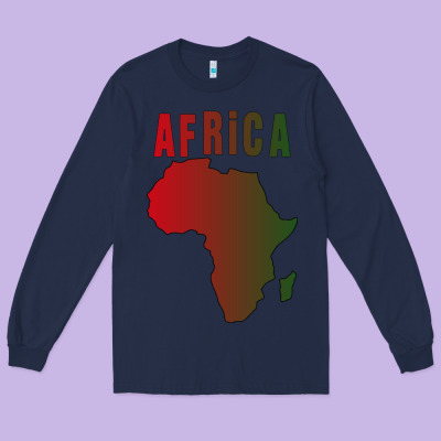 Africa Long Sleeve Tee Designed By Bettercallsaul